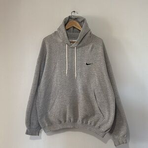 Vintage 90s Nike Swoosh Hoodie / Large / Made In Mexico